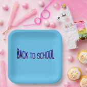 BTSブルー絵を描S  ペーパープレート (パーティー)