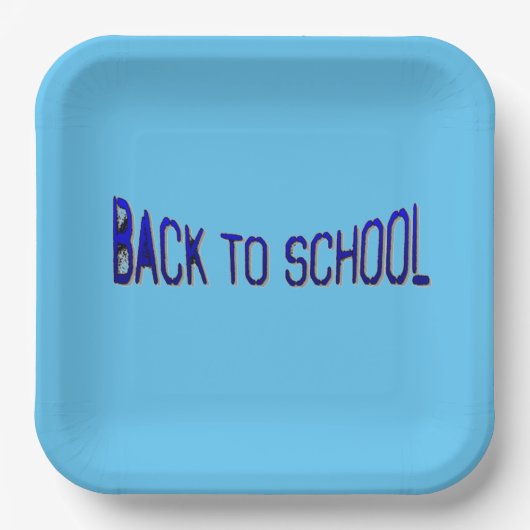 BTSブルー絵を描S  ペーパープレート (正面)