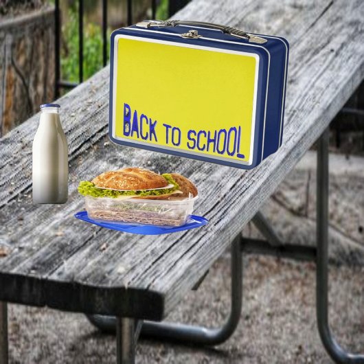 BTSブルーS.メ絵を描タル弁当箱 メタルランチボックス