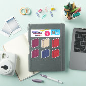 BTS – 書籍、紙(3リングや輪バインダー) シール (iPadカバー)