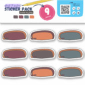 BTS – 私のバッグ内(ペンシルポーチ02) シール (正面)