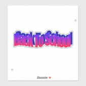 BTS – 赤 – 青 シール (シート)