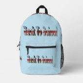 BTS 3トーン プリントバックパック (正面)