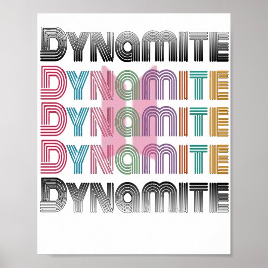 BTS DYNAMITE HOBI （新曲） ポスター (正面)