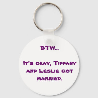BTW – ティファニーとレスリー キーホルダー