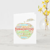 BUのメッセージカード(ポートレート)の料理法 カード (黄色い花)