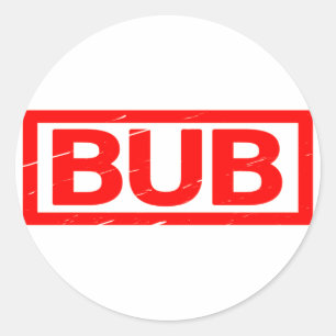 Bubのスタンプ ラウンドシール