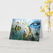 Bubbaおよび友人の挨拶状 カード (黄色い花)