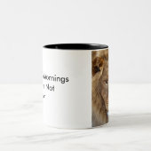 Bubbaのライオンのマグ。 ツートーンマグカップ (中央)