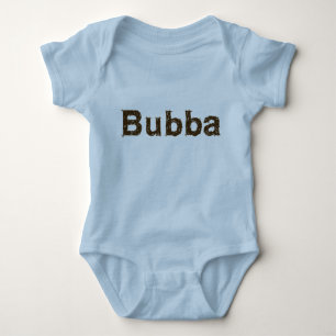 Bubbaの青い幼児ワイシャツ ベビーボディスーツ