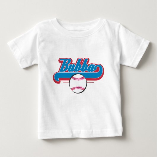 Bubba: 野球 ベビーTシャツ (正面)
