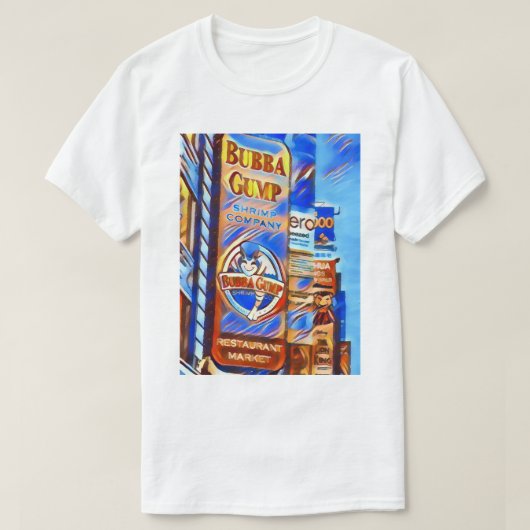 Bubba Gump Shrimp Companyの印 Tシャツ (デザイン正面)