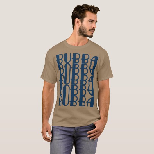 Bubba in Blue Men's Tシャツ (正面フル)