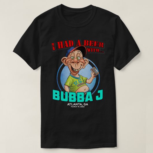 Bubba J Atlanta, GA (2023) Tシャツ (デザイン正面)
