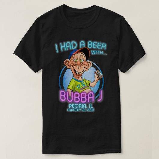 Bubba J Peoria, IL Tシャツ (デザイン正面)