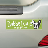 Bubba Louieの社会的なネットワークのバンパーステッカー バンパーステッカー (車上)