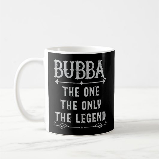 Bubba The One唯一の伝説の父の日のBub コーヒーマグカップ (左)