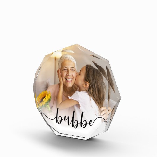 Bubbeおばあちゃんのスクリプトオーバーレイ フォトブロック (右)