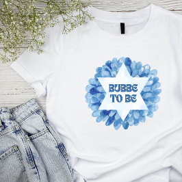 "Bubbeになる"新しいおもしろいユダヤのおばあちゃんの水色 Tシャツ