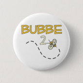 Bubbe 2の蜂 缶バッジ (正面)