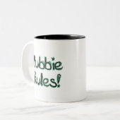 Bubbieの規則 ツートーンマグカップ (正面左)