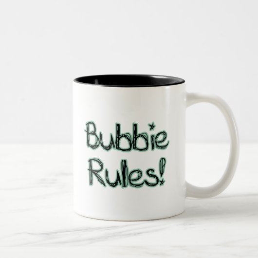 Bubbieの規則 ツートーンマグカップ (右)
