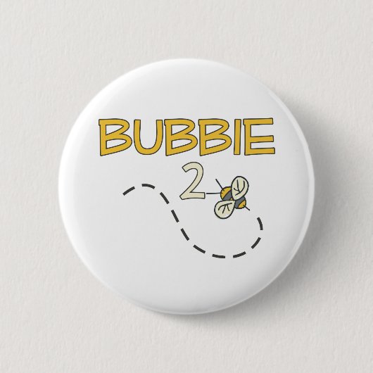 Bubbie 2の蜂 缶バッジ (正面)
