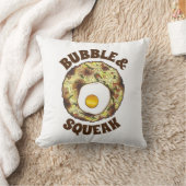 Bubble and Squeak Brunch UK British Food Cuisine クッション (ブランケット)