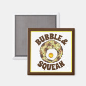 Bubble and Squeak Brunch UK British Food Cuisine マグネット (正面/裏面)