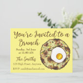 Bubble and Squeak Brunch UK British Food Cuisine 招待状 (スタンド正面)