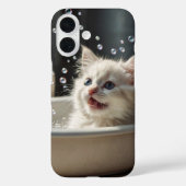Bubble Bath Cat Case-Mate iPhoneケース (裏面)