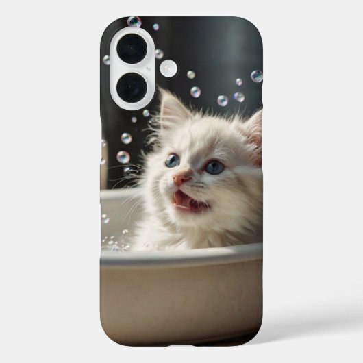 Bubble Bath Cat Case-Mate iPhoneケース (裏面)