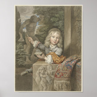 Bubble-Blowing Boy ポスター