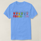 Bubble Boba Tea Equali-Tea Lgbt Pride Rainbow  320 Tシャツ (デザイン正面)