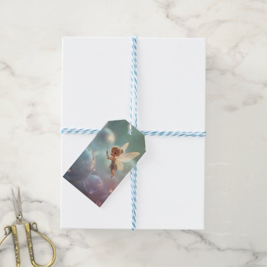 Bubble Fairy ギフトタグ (より糸付き)