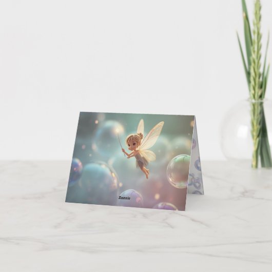 Bubble Fairy サンキューカード (裏面)