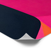 Bubble Gum Girl Pop Art ポスター (角)