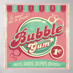 Bubble Gum Poster ポスター