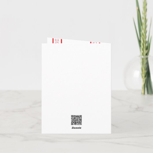 Bubble Heart Coupon Valentine Card 招待状 (裏面)