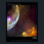 Bubble Nebula - NGC 7635 Hubble Telescope ポスター<br><div class="desc">The Bubble Nebula - NGC 7635 is an expanding shell of glowing gas surrounding a hot,  massive star in our Milky Way Galaxy.</div>