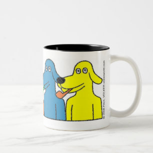 BUBBLE-PIPE犬$14.95 ツートーンマグカップ
