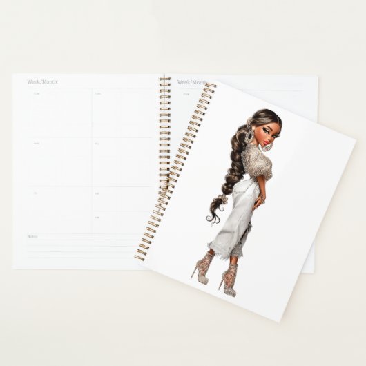 Bubble Ponytail Planner プランナー手帳 (ディスプレー)