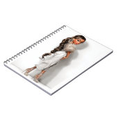 Bubble Ponytail Spiral Photo Notebook ノートブック (左側)