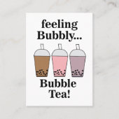 Bubble Tea Drink Cafe 名刺 (正面)