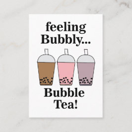 Bubble Tea Drink Cafe 名刺