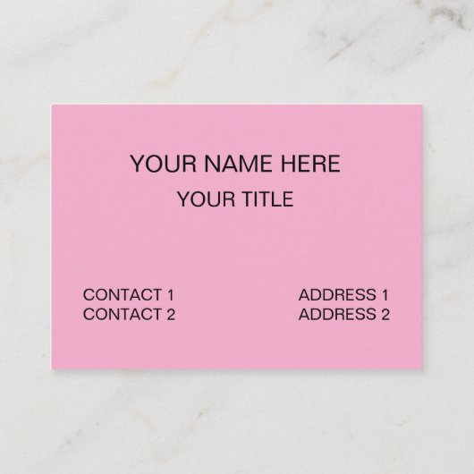 Bubble Tea Drink Cafe 名刺 (裏面)