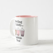 Bubble Tea Funny  ツートーンマグカップ (正面左)