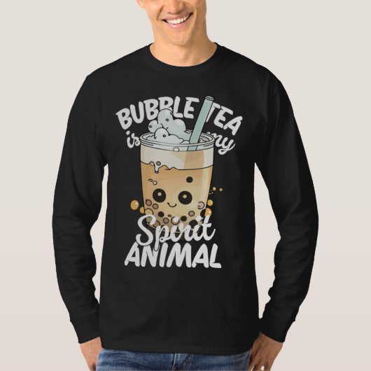 Bubble Tea Is My Spirit Animal  2 Tシャツ (正面)