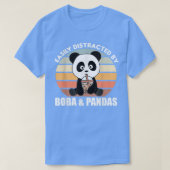 Bubble Tea Panda Chocolate Sweet Animals Boba  Tシャツ (デザイン正面)