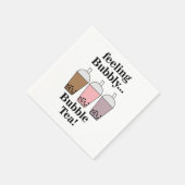 Bubble Tea Party スタンダードカクテルナプキン (角)